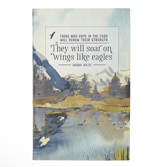 Christian Journal Nature Artwork Bible Verse Hardcover Notebook - Picture 1 of 4